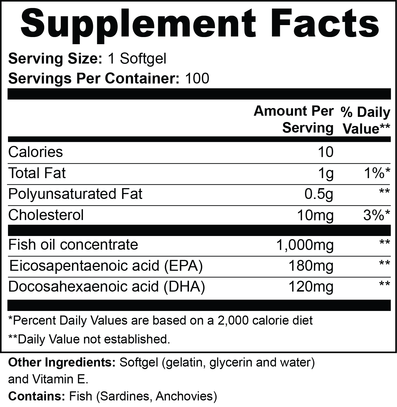 CGN Omega-3 EPA 180mg + DHA 120mg